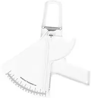 Gogogmee Measurement Fat Caliper Fat Measure Tape Fitness Tool Aid Men Women White Metal Construction Longevity