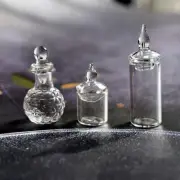 2PC 1/12 Scale Dollhouse Miniatures Kitchen Glassware Mini Bottle Candy Jar Vase