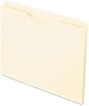 Reinforced Top Tab File Folder Jacket, 1 Inch Expansion, Letter, Manila, 50Box