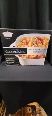 CorningWare • 3.2QT/3L • Cast Aluminum Roaster w/Lid • New/Open Box!!