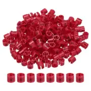 300Pcs 140 Size Clothes Hanger Marker Fit 3mm Rod for Garment Coding Red