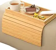 Sofa Tray - Couch Tray | Foldable Sofa Armrest Table, Cup Holder Tray, Couch Organizer Caddy Arm, Sofas Table Tray For Drink, Phone, Remote Control, Snack