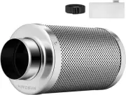 NEW VIVOSUN 6 Inch Air Carbon Filter Smelliness Control for Inline Duct Fan!