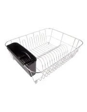 [d.line] Large Dish Drainer With Caddy 44.5cm in Stainless Steel