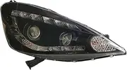 Auto Parts Compatible With Honda FIT Headlights Jazz 2008-2010 Styling LED Daytime Lights Dual Projector DRL Car Accesorios Modified