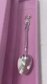 Teaspoon Sandara made of 925 silver 4,7 in