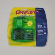 Vintage Merangue Dayglow Databank W/ Keychain Calculator SEALED 90's RETRO