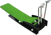 Vaveren Mini Golf Putting Mat Golf Putting Mat Indoors Lightweight Desktop Golf Practice Mat for Gift Beginners Equipment Game Office