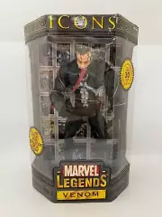 VENOM Unmasked Variant 12" Figure 2006 Toy Biz Marvel Legends Icons NEW
