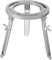 Didiseaon Tripod High Adjustable Stand Chemistry Holder Lab Alcohol Pole Warmers Can Stands Heat Indoor Experiment Stand Stainless Lamp Tall Support Experiment Supplies Silver Aluminum Alloy