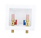 Washing Machine Outlet Box with Center Drain,1/2 inch x 3/4 inch MHT (1/2"