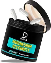 Magnesium Glycinate 500mg - 100mg Elemental Magnesium per Cap - 150 Capsules for 5-Month Supply - High Absorption