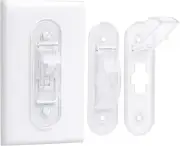 Wall Switch Guard, Childproof Light Cover Guard | Toggle 2 Pack, Clear