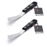 2x Jasart Elevate Pro #5 Metal Palette Knife 35x25cm Painting Spatula Large BLK