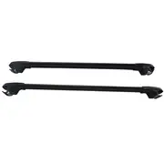 BLACK Lockable Adjustment Roof Racks Cross Bars Fit For Subaru Forester 08-On 260KG