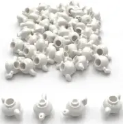 Lego 50 New White Minifigures Utensil Teapots Parts