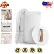 Heated Towel Warmer: Auto Shut-Off & Rapid Heat for Luxurious Bath Experience