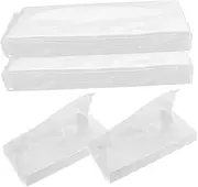 Yardenfun 4 Packs Unscented Car Tissues Three Layer Facial Tissue for Auto Visor Napkin Soft and Comfortable Travel Refill for Cleanliness and Convenience