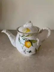 GRACE TEAWARE LEMONS BUTTERFLIES BEES COFFEE TEAPOT - NEW