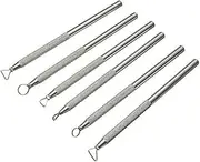 COMIART 6 PCS Sludge Pottery Clay Scraper Clay Sculpting Modelling Tools