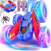 Spider Remote Control Car, Double Sided, 360°Rotate, Wheel Lights, 4WD Off-Road