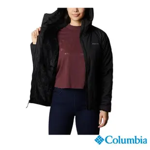 【Columbia 哥倫比亞 官方旗艦】女款- Omni-Wind Block防風連帽外套-黑色(UWK02470BK / 2022年秋冬)