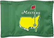 CoGolfing Augusta National Golf Flag Mini, 8x6 Inch, Double-Sided Silk-Screened, Fade-Resistant 420D Nylon, Ideal for Backyard Practice Putting Green, Green, 1-Pack