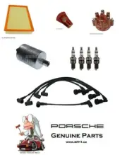 Porsche 944 924s tune up kit Distributor Cap,Rotor,Wires,Plugs,Air Fuel Filter (for: Porsche)