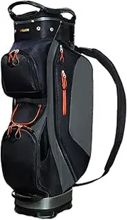 yuksok Golf Stand Bag Golf Club Storage Bag Large Capacity Zippered Pockets Lightweight with Backstrap Shoulder Carry for Woman Man
