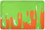 Fashion Street Graffiti Painting Green Orange Baby Bed Pad Water Resistant Diaper Changing Mat Portable Incontinence Pads for Children Adults Pets , 52" L x 34" W