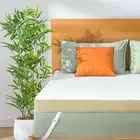 Twin Size Memory Foam Mattress Topper, 3 Inch Cooling Infused Mattress Topper...
