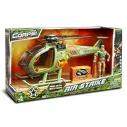 The Corps Air Strike Light and Sound Copter and Spade Action Figure