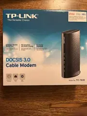 TP-LINK CABLE MODEM TC-7610 DOCSIS 3.0 NEW - UNBELIEVEABLE PRICE & Free Shipping