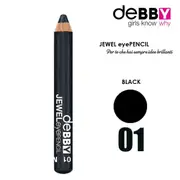 Debby jewel eye pencil 01 black metal