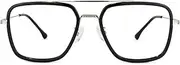 [Zeelool] Unisex Retro Metal Aviator Blue Light Blocking Eyeglasses for Women Men Nayeli