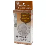 Whitman Plastic Quarter Tube - 5 pack