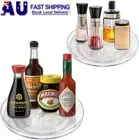 Turntable Pantry Tray Lazy Susan Storage Plate Organizer Condiment Bottles Racks