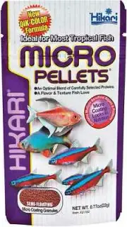 HIKARI TROPICAL MICRO FISH FOOD SEMI SMALL MOUTH FISH GRANULE FLOATING PELLETS