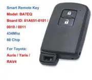 Smart Remote Key Fob for Toyota Auris Yaris Hybrid RAV4 Board ID 0010 0011 61A6