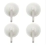 Clothing Single Hook Hooks 4pcs Household PP Traceless Behind The Door