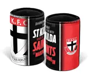 St Kilda Saints AFL SONG Beer Can Bottle Cooler Stubby Holder Cosy
