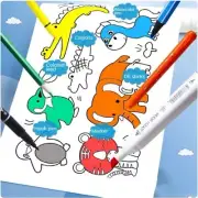 Children's Drawing Roll Sticky Color filling DIY Painting Educational Toys