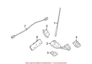 Genuine OEM Radio Antenna Mast for Mini 65209803851 (for: Mini)