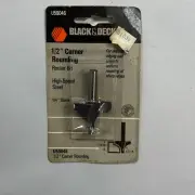 BLACK & DECKER 1/2” CORNER ROUNDING ROUTER BIT U59046 - NEW