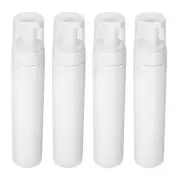 4Pcs Foaming Bottle Plastic Foaming Soap Dispenser Manual Face Brush