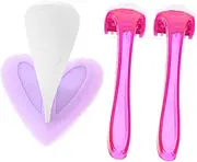 HAPINARY Women's Bikini Shaving Kit 3pc Ladies Trimmer Hair Razor Plastic for Bikini Body Underarm Random