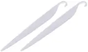 Pack of 2 Plastic Scraper Knife Tool Playdoh Clay Pottery Cell Cleaning Tool