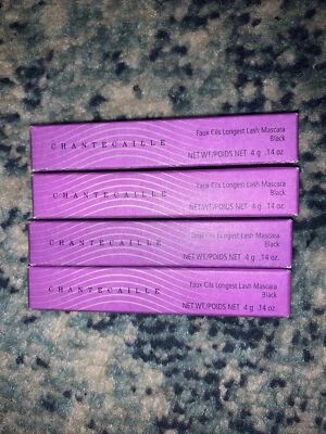 Chantecaille Faux Cils Longest Lash Mascara Black Four .14OZ Tubes In Box’s.