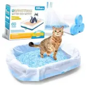 60 Count Drawstring Litter Box Liners for Scoopfree Cat Litter pet* scoop* bag