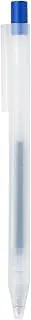 Muji NB0SJA2S Smooth Paint Gel Ink Ball Point Pen Retractable Blue 0.3mm